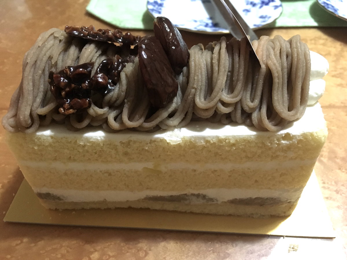 グラマシーニューヨーク-和栗と和三盆のショートケーキ