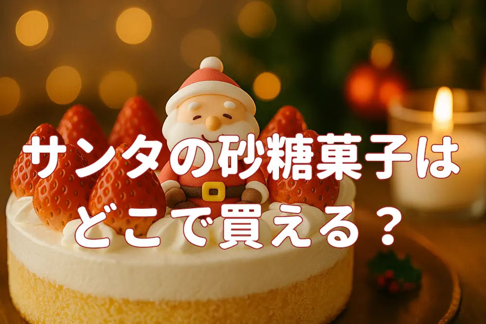 サンタクロースの砂糖菓子