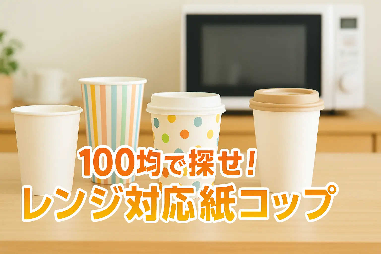 レンジ対応紙コップ