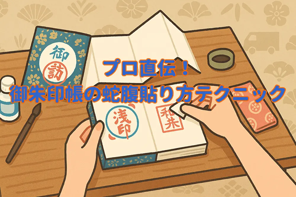 プロ直伝！御朱印帳の蛇腹貼り方テクニック