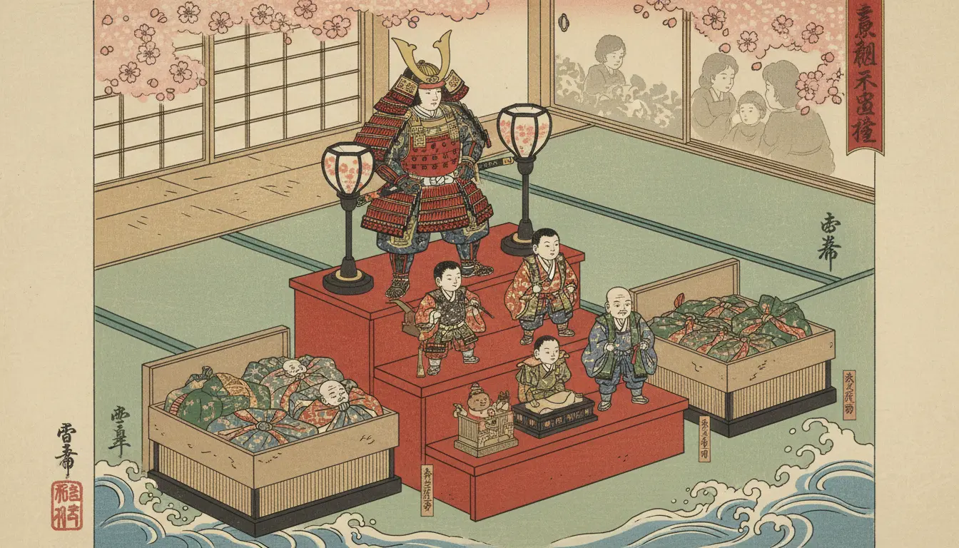 お下がりの五月人形