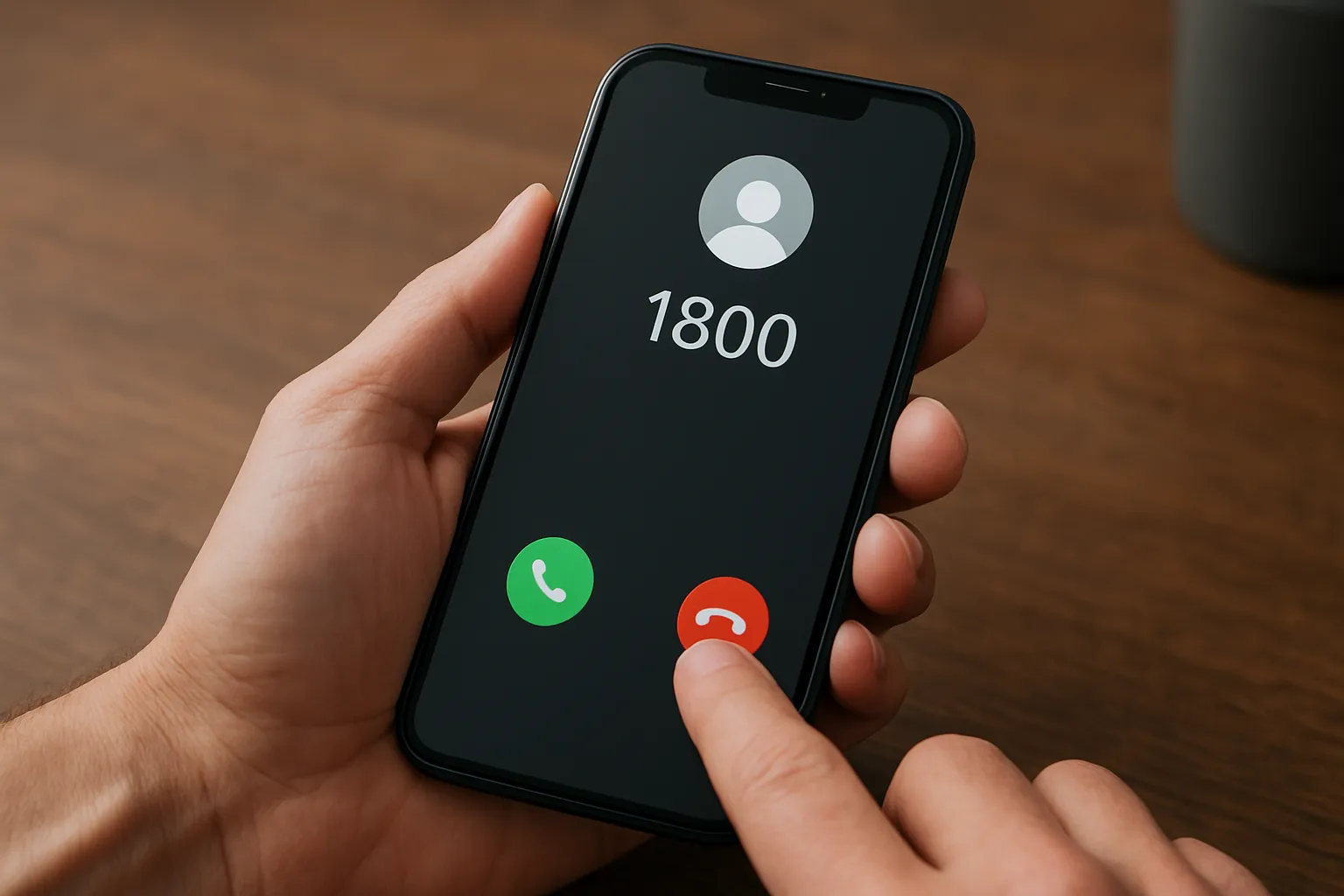 18から始まる電話番号からの着信