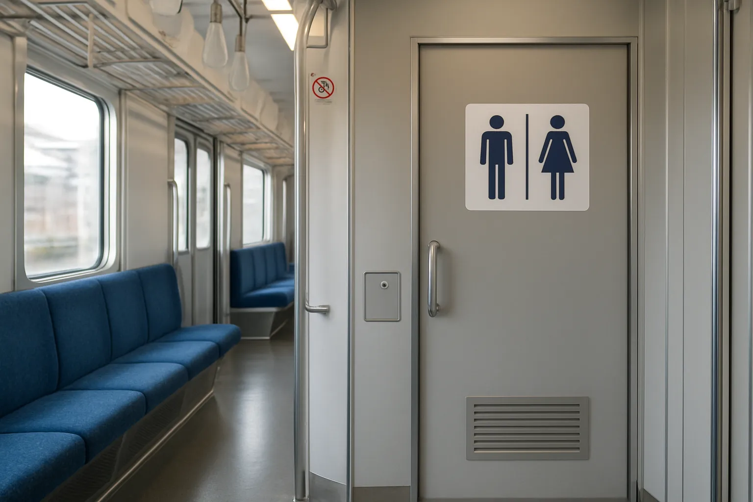 普通列車のトイレはどこ？