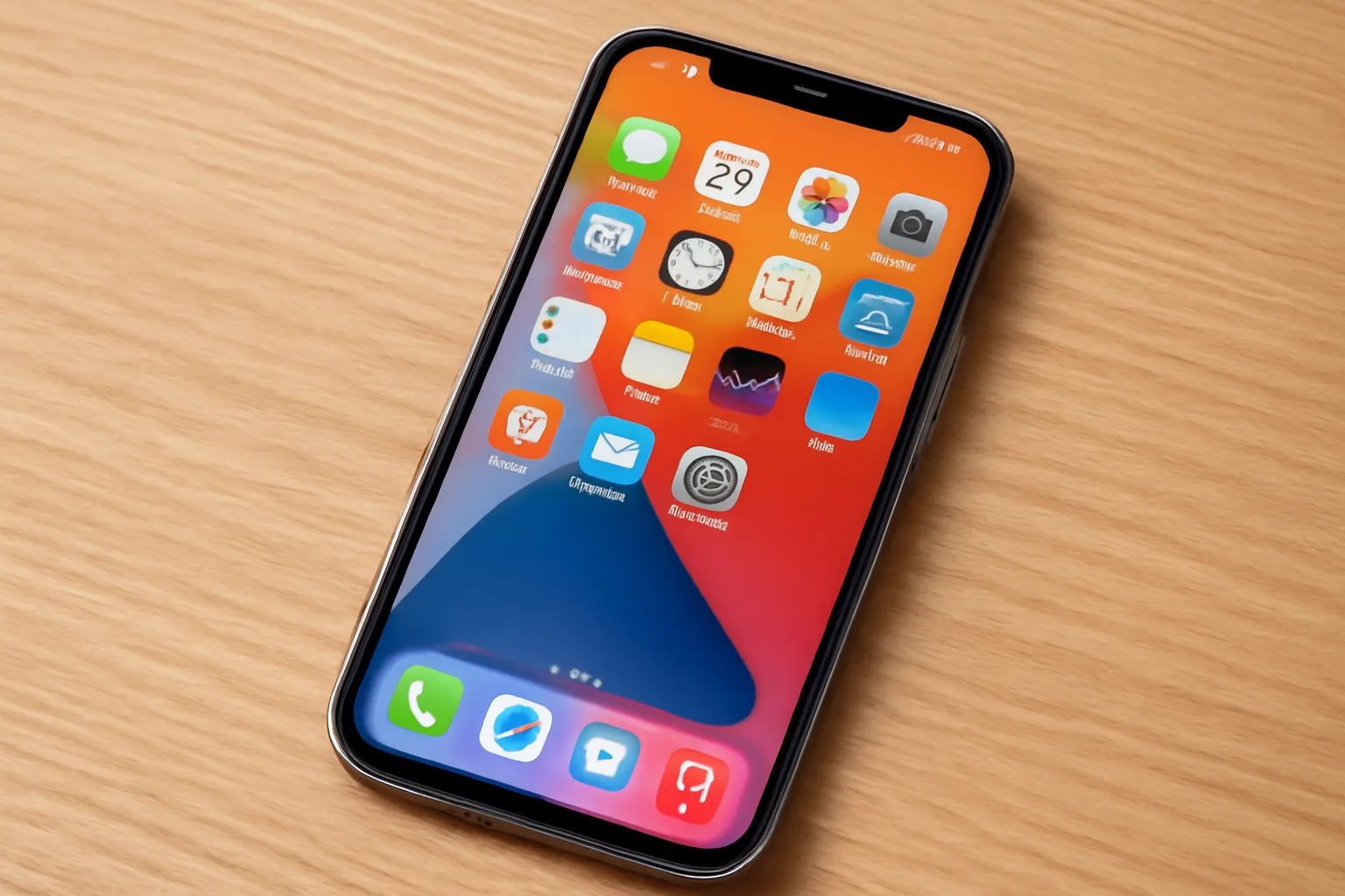 iPhoneのホーム画面